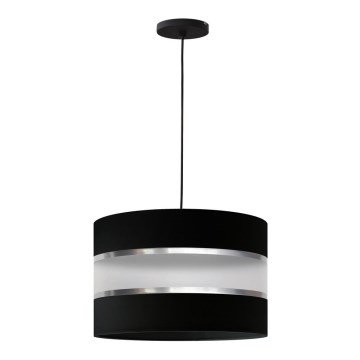 Lámpara colgante HELEN 1xE27/15W/230V negro