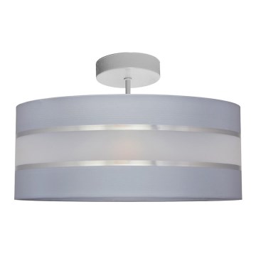 Lámpara colgante HELEN 3xE27/15W/230V gris/cromo brillante