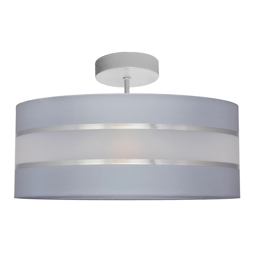Lámpara colgante HELEN 3xE27/15W/230V gris/cromo brillante