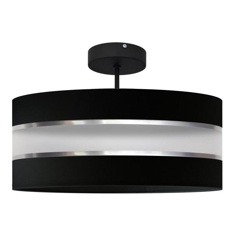 Lámpara colgante HELEN 3xE27/15W/230V negro/cromo brillante