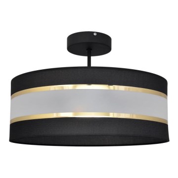 Lámpara colgante HELEN 3xE27/15W/230V negro/dorado