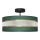 Lámpara colgante HELEN 3xE27/15W/230V verde/dorado