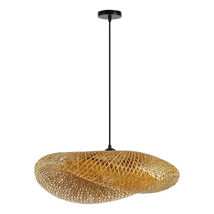 Lámpara colgante HILO 1xE27/40W/230V diá. 80 cm bambú