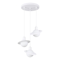 Lámpara colgante HYPERION 3xG9/8W/230V blanco