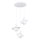 Lámpara colgante HYPERION 3xG9/8W/230V blanco