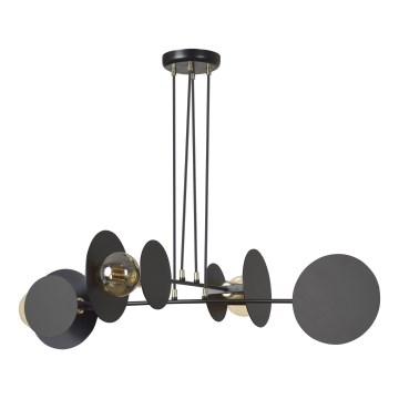 Lámpara colgante IDEA 4xE27/15W/230V negro