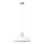 Lámpara colgante INDY 1xE27/15W/230V diá. 38 cm blanco