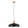 Lámpara colgante INDY 1xE27/15W/230V diá. 38 cm negro