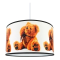 Lámpara colgante infantil BEARS 1xE27/60W/230V