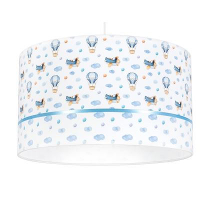 Lámpara colgante infantil PIKKI 1xE27/60W/230V azul