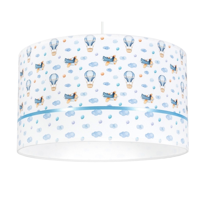 Lámpara colgante infantil PIKKI 1xE27/60W/230V azul
