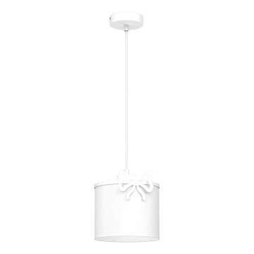 Lámpara colgante infantil SWEET 1xE27/15W/230V blanco/Arco