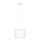 Lámpara colgante infantil SWEET 1xE27/15W/230V blanco/mariposa