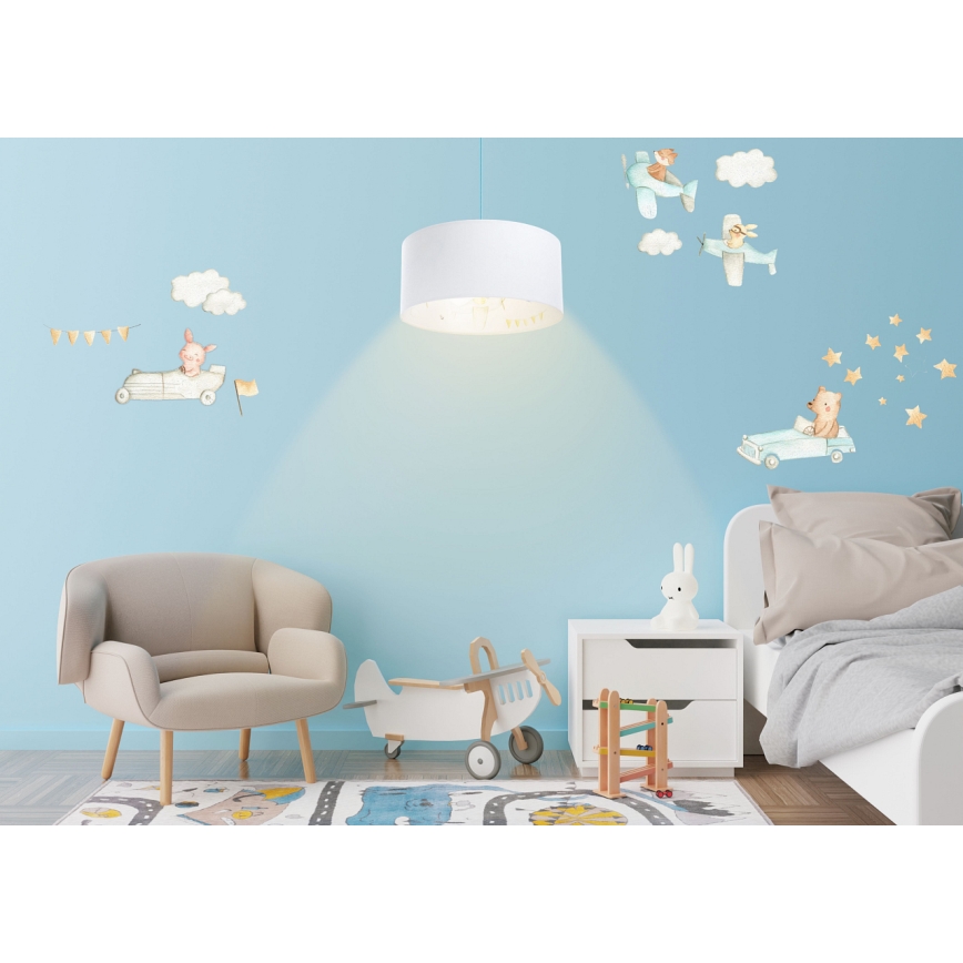 Lámpara colgante infantil SWEET DREAMS 1xE27/60W/230V diá. 30 cm