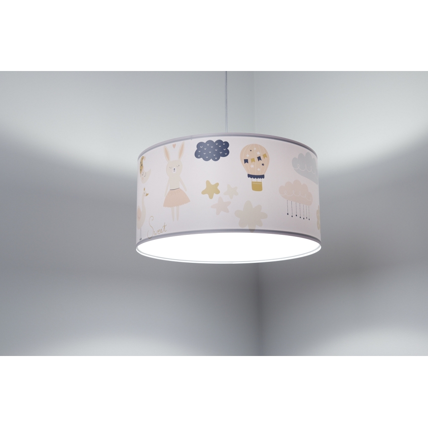 Lámpara colgante infantil SWEET DREAMS 1xE27/60W/230V diá. 30 cm