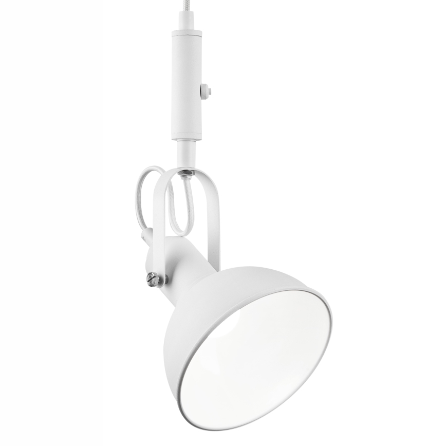 Lámpara colgante IRMA 1xE14/28W/230V blanco