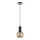 Lámpara colgante JANTAR WOOD 1xE27/60W/230V