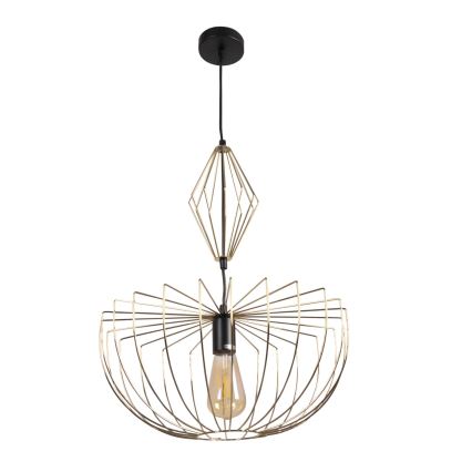 Lámpara colgante JASMINA 1xE27/20W/230V diá. 40 cm dorado