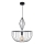 Lámpara colgante JASMINA 1xE27/20W/230V diá. 40 cm negro