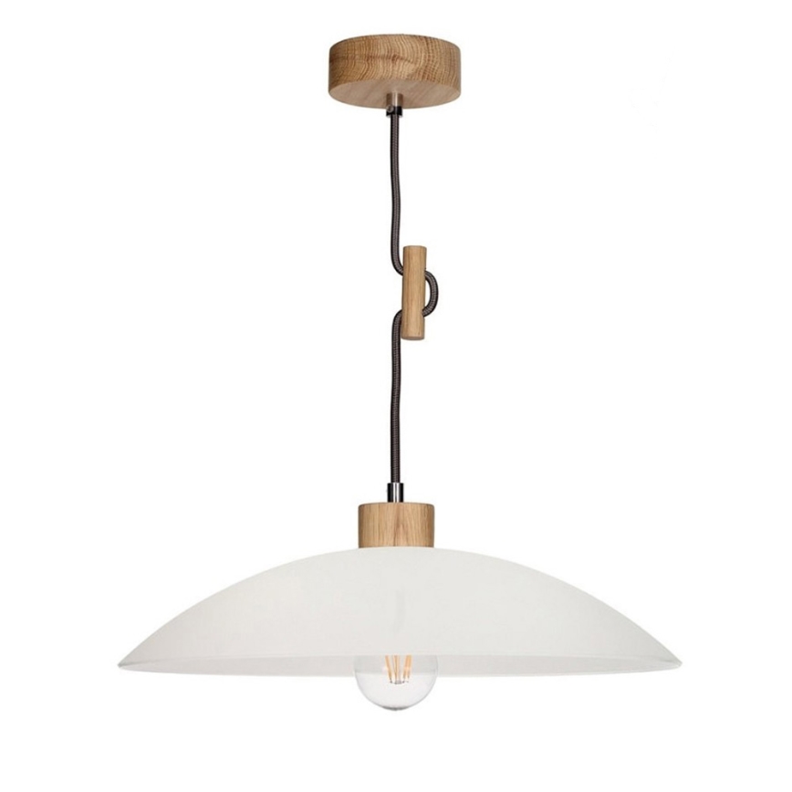 Lámpara colgante JONA 1xE27/60W/230V roble
