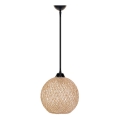 Lámpara colgante JUTE 1xE27/60W/230V beige