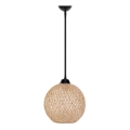 Lámpara colgante JUTE 1xE27/60W/230V beige