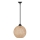 Lámpara colgante JUTE 1xE27/60W/230V beige
