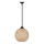 Lámpara colgante JUTE 1xE27/60W/230V beige