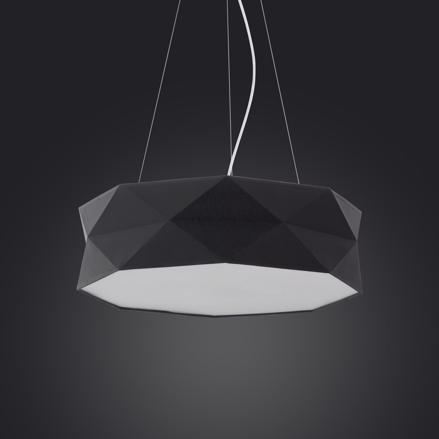 Lámpara colgante KANTOOR 1xE27/15W/230V negro