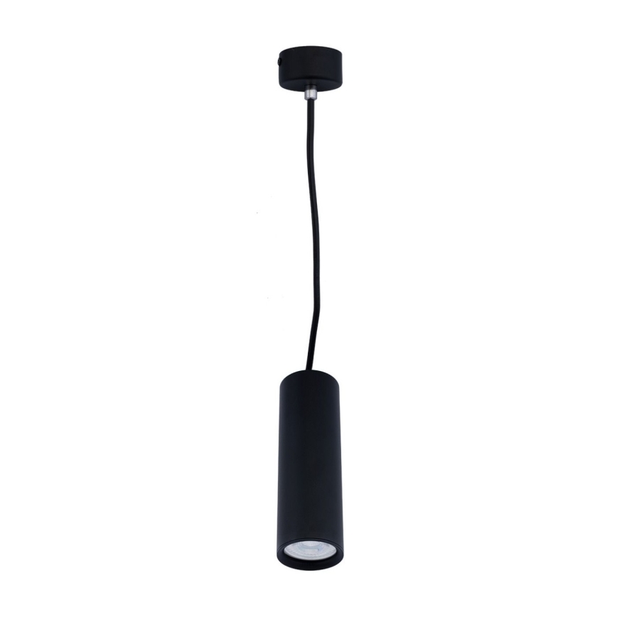 Lámpara colgante KARADON 1xGU10/30W/230V 17 cm negro