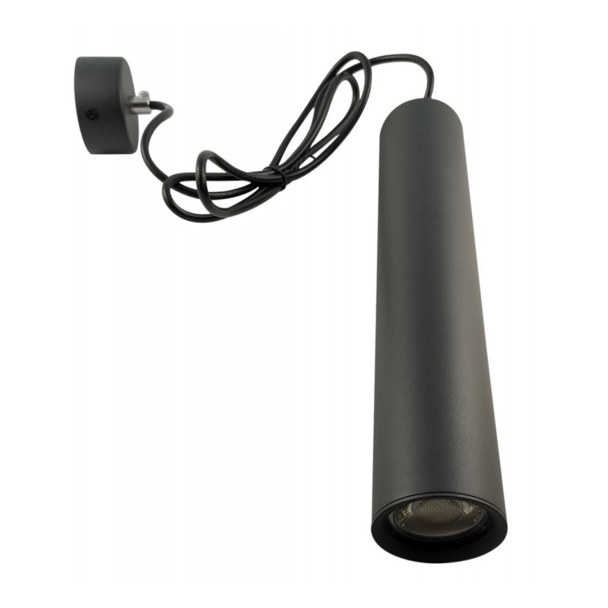 Lámpara colgante KARADON 1xGU10/30W/230V 29 cm negro