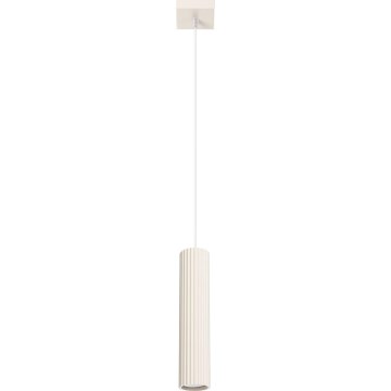 Lámpara colgante KARBON 1xGU10/10W/230V color crema