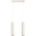 Lámpara colgante KARBON 2xGU10/10W/230V color crema