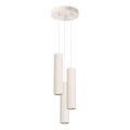 Lámpara colgante KARBON 3xGU10/10W/230V color crema