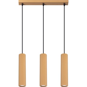 Lámpara colgante KARBON 3xGU10/10W/230V dorado