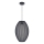 Lámpara colgante KAREI 1xE27/20W/230V diá. 30 cm negro