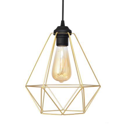 Lámpara colgante KARO 1xE27/15W/230V dorado/negro