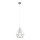 Lámpara colgante KARO 1xE27/15W/230V gris