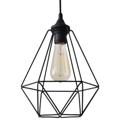Lámpara colgante KARO 1xE27/15W/230V