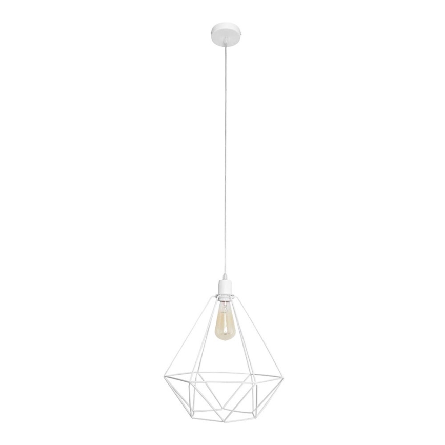 Lámpara colgante KARO LARGE 1xE27/15W/230V blanco