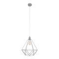 Lámpara colgante KARO LARGE 1xE27/15W/230V gris