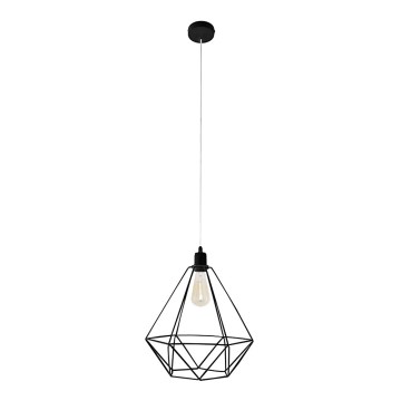 Lámpara colgante KARO LARGE 1xE27/15W/230V negro