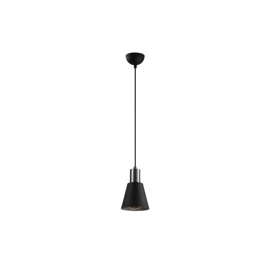 Lámpara colgante KEM 1xE27/40W/230V negro