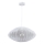 Lámpara colgante KINU 1xE27/20W/230V diá. 50 cm blanco