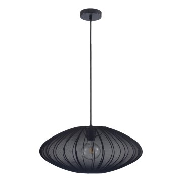 Lámpara colgante KINU 1xE27/20W/230V diá. 50 cm negro