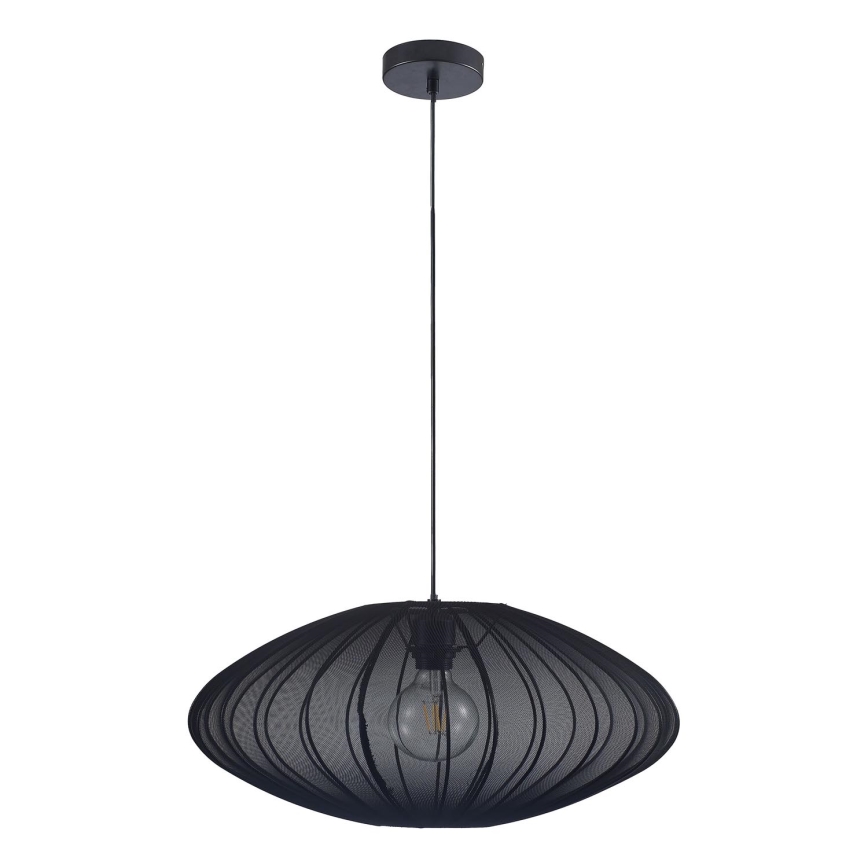 Lámpara colgante KINU 1xE27/20W/230V diá. 50 cm negro