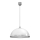 Lámpara colgante KITCHEN 1xE27/15W/230V blanco/cromo brillante