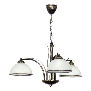 Lámpara colgante KORFU 3xE27/60W/230V