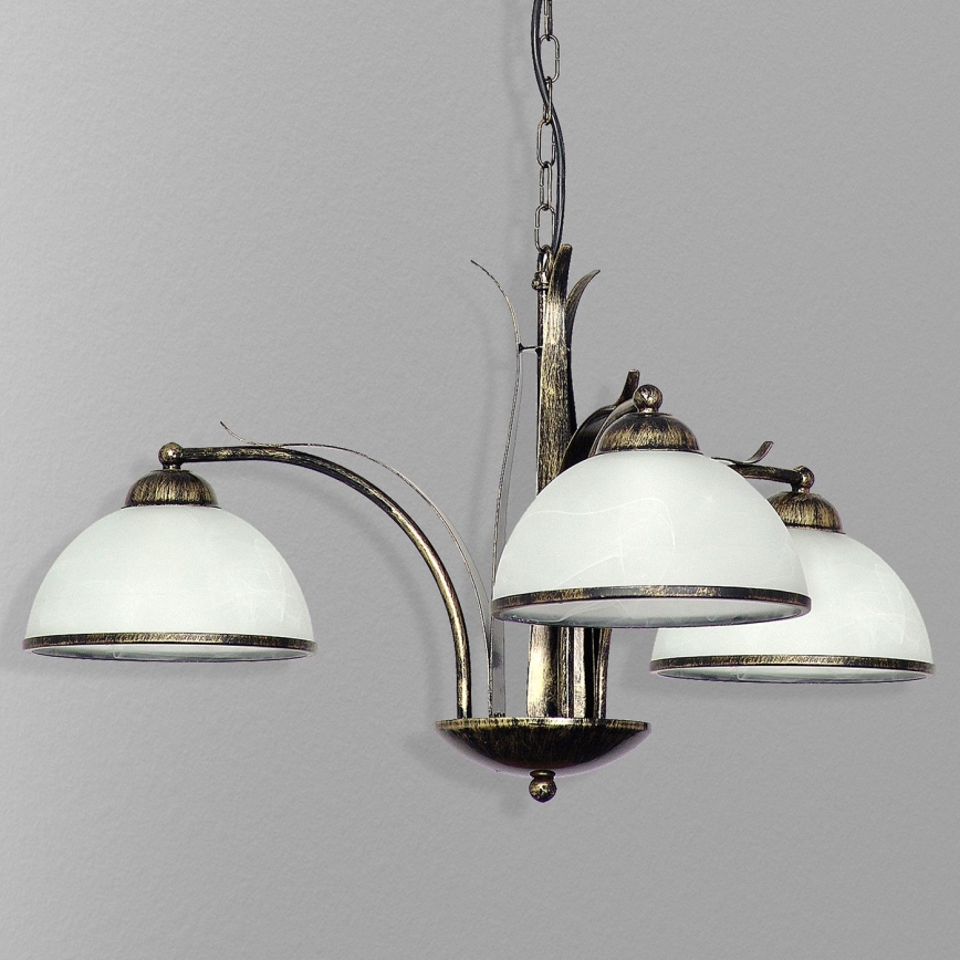 Lámpara colgante KORFU 3xE27/60W/230V