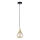 Lámpara colgante LACRIMA HONEY 1xE27/60W/230V